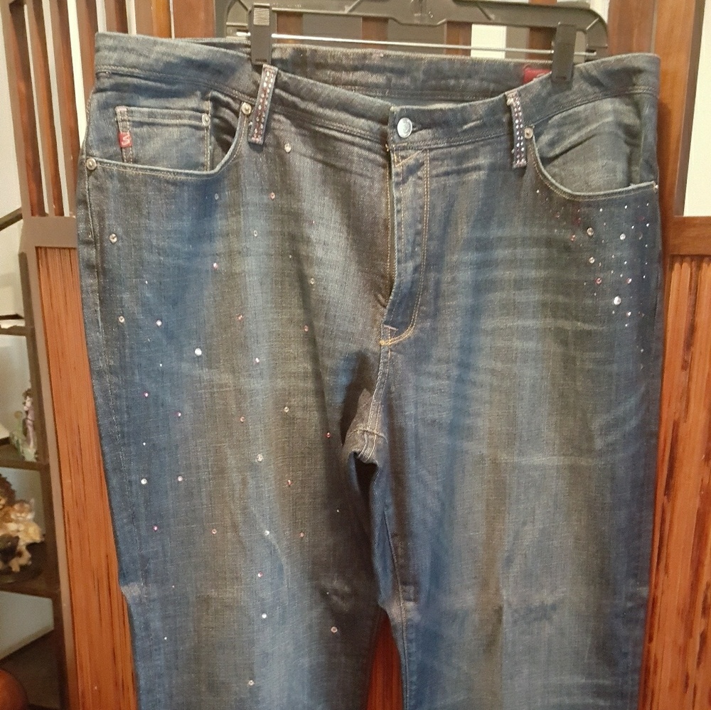 Limited edition Seven7 jeans w/ swarovski crystals